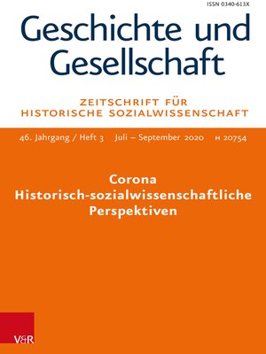 cover image of Corona – Historisch-sozialwissenschaftliche Perspektiven